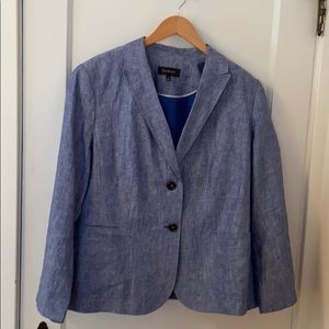 Talbots linen blazer